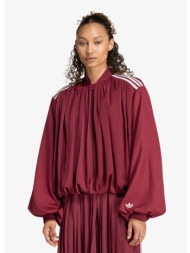 φούτερ adidas satin pleated track top shadow red m