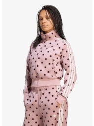 μπουφάν adidas satin polka dots tt track top dual lilac m
