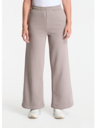 φόρμα urban classics fluffy wideleg trackpants deep taupe l