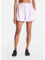 σορτς nike 24.7 impossiblysoft women`s dri-fit mid-rise loose 4` shorts bleached lilac/ platinum vio