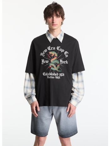 t-shirt new era os graphic tee unisex black s σε προσφορά
