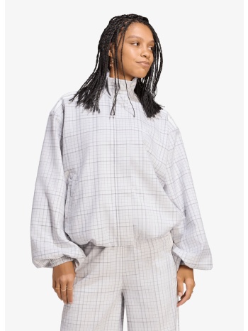 μπουφάν adidas blousy check track top dash grey m