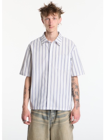 πουκάμισο daily paper dp blocked ss shirt blue wing teal m σε προσφορά