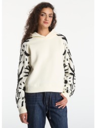 φούτερ desigual la vida es chula sweat white m