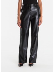 παντελόνια guess zanita perefct pants pu jet black s