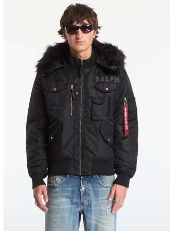 μπουφάν alpha industries deflector black xxl