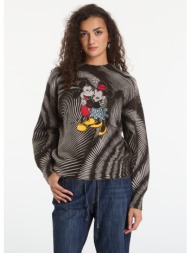 πουλόβερ desigual hug mickey pullover black l