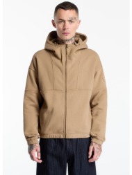 φούτερ napapijri bloom full-zip hoodie beige petrified oak xl