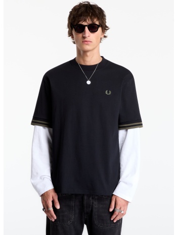 t-shirt fred perry bold tipped tshirt black xl