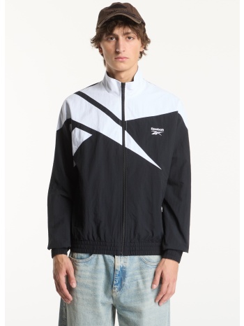 μπουφάν reebok vector track top black/ white m