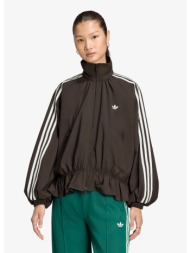 μπουφάν adidas blousy oversized track top night brown m