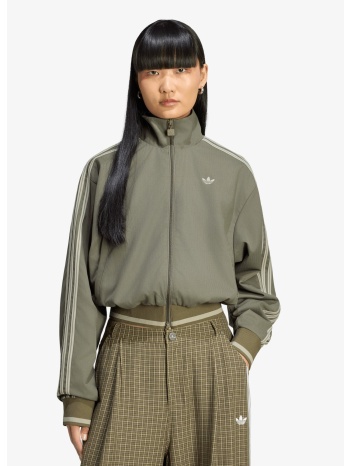 μπουφάν adidas firebird track top branch/ silver pebble l