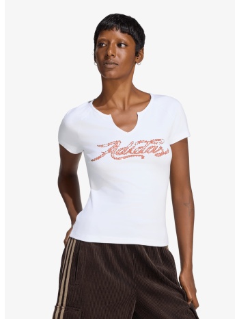 t-shirt adidas graphic slim t-shirt white s