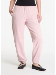 φόρμα queens women`s sweats essential sweatpants dust pink m