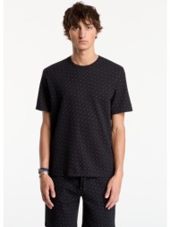 t-shirt hugo boss waffleaop t-shirt black l
