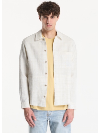 μπουφάν samsøe samsøe sadamon gc overshirt silver birch ch σε προσφορά