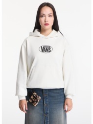 φούτερ vans oval logo relaxed pullover marshmallow s