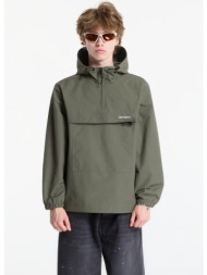 μπουφάν carhartt wip windbreaker pullover unisex leaf/ white xxl
