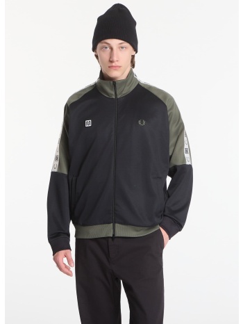 μπουφάν fred perry meyba taped raglan trackjacket black l σε προσφορά