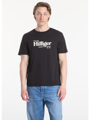 t-shirt tommy hilfiger nautical chest graphic reg tee black σε προσφορά