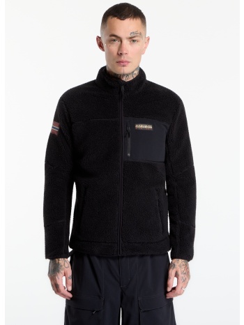 φούτερ napapijri yupik full-zip 5 black beauty m