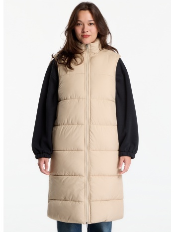 φουσκωτό μπουφάν urban classics ladies long puffer vest wet σε προσφορά