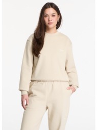 φούτερ queens women`s sweats essential crewneck sand s