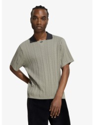 t-shirt adidas cable knit football jersey silver pebble xl