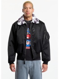 bomber alpha industries b-15 reversible ii uv black xl
