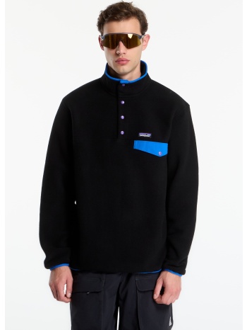 φούτερ patagonia m`s lw synch snap-t p/o black/ p6 blue xl
