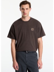 t-shirt carhartt wip s/s vista t-shirt unisex tobacco garment dyed m