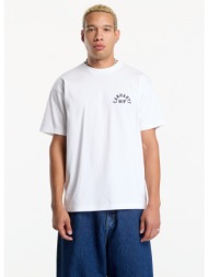 t-shirt carhartt wip s/s arch script t-shirt unisex white/ dark navy m