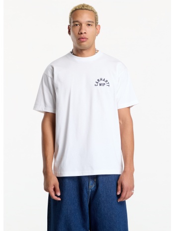t-shirt carhartt wip s/s arch script t-shirt unisex white/