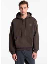 φούτερ carhartt wip hooded vista sweat unisex tobacco garment dyed xs