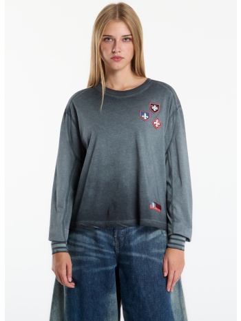 t-shirt diesel t-bawye-ls t-shirt urban chic l