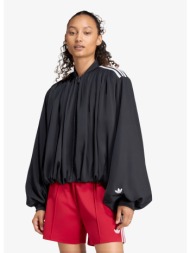 μπουφάν adidas satin pleated track top black s