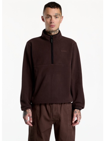 φούτερ gramicci thermal fleece pullover deep brown xl