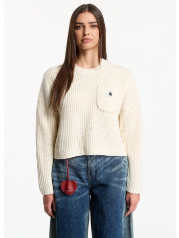 πουλόβερ carhartt wip w` mira sweater natural l