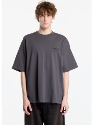 t-shirt carhartt wip s/s signature script t-shirt unisex graphite/ dark scarab s