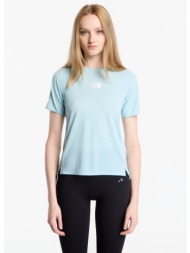 t-shirt the north face summit high trail ss tee canal blue m