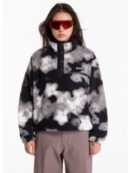 φούτερ columbia helvetia™ ii printed cropped half snap black, dyeflower xs