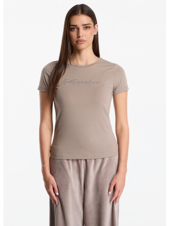 t-shirt ea7 emporio armani train athletic velour w tee sl