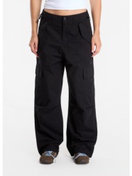παντελόνια carhartt wip osborn cargo pant unisex black garment dyed xs