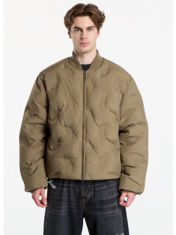 μπουφάν daily paper ayan monogram puffer jacket army green
