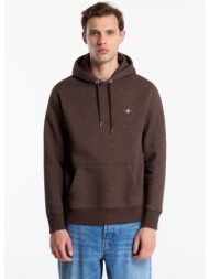 φούτερ gant reg shield hoodie burnt grass m