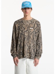 t-shirt obey league thermal dusty vintage rattlesnake l