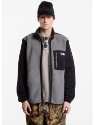 φούτερ the north face yumiori full zip smoked pearl/tnf black m