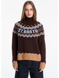 πουλόβερ mc2 saint barth meghan nordic turtleneck sweater st barth lopi m