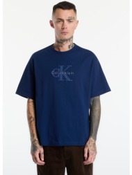 t-shirt calvin klein jeans ss relaxed 16s denim ws blue xl