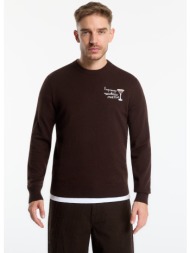 πουλόβερ mc2 saint barth heron light embry sweater espresso cocktail xl